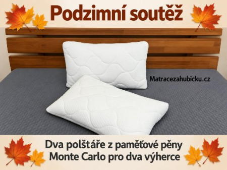 Soutěž o polštáře z paměťové pěny